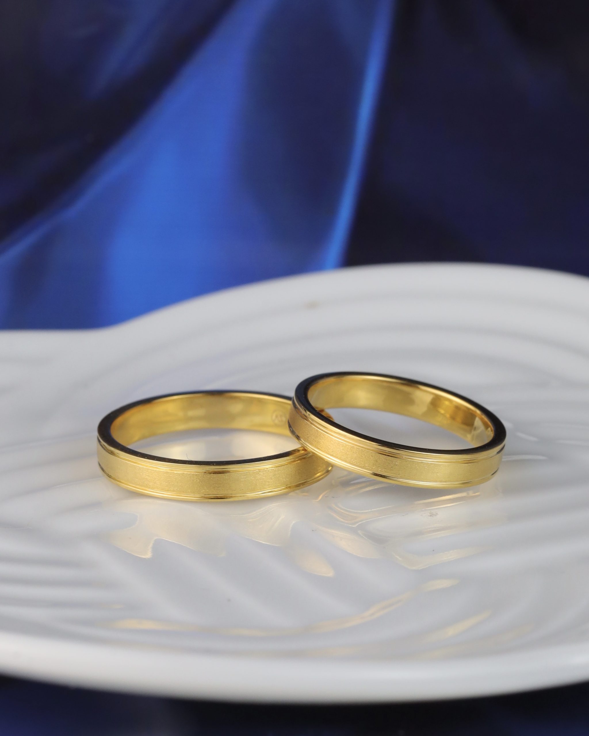 14K Yellow Gold Wedding Rings WR455-1 YG