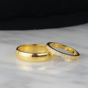 Diamond Wedding Rings 14K Yellow Gold WR461-YG