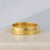 18K Yellow Gold Wedding Ring WR464-YG