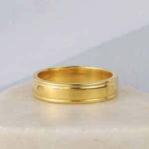 18K Yellow Gold Wedding Ring WR464-YG