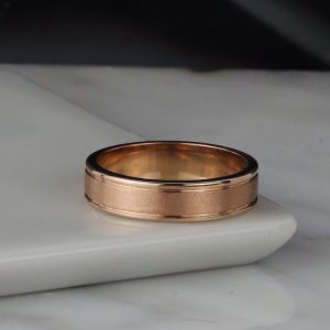 18K Rose Gold Wedding Ring WR465-RG