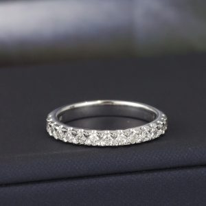 .45 CTW Diamond Half Eternity 18K White Gold HE452-2 WG