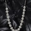 2.25 CTW Diamond Necklace 14K White Gold N458-WG
