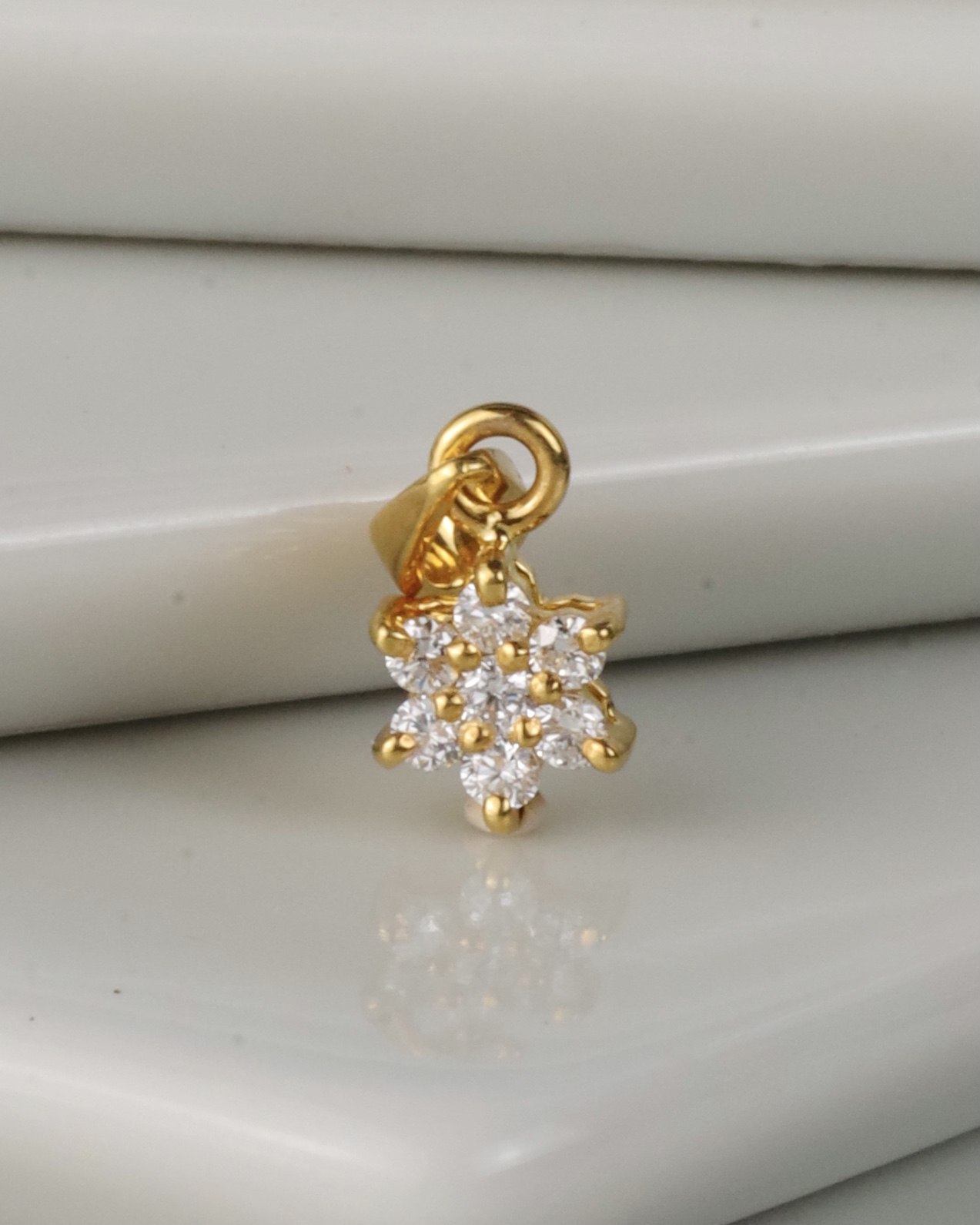 .14 CTW Diamond Rositas Pendant 14K Yellow Gold PN157-YG